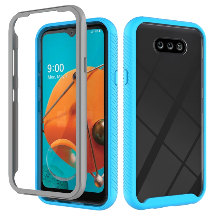 For LG K31 Starry Sky Solid Color Series Shockproof PC + TPU Protective Case