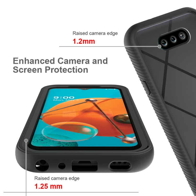 For LG K31 Starry Sky Solid Color Series Shockproof PC + TPU Protective Case