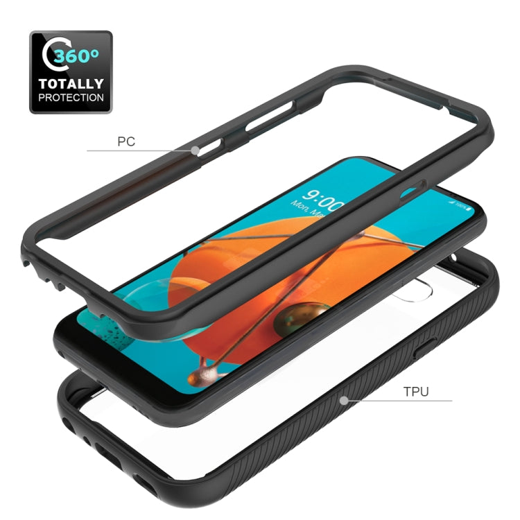 For LG K31 Starry Sky Solid Color Series Shockproof PC + TPU Protective Case