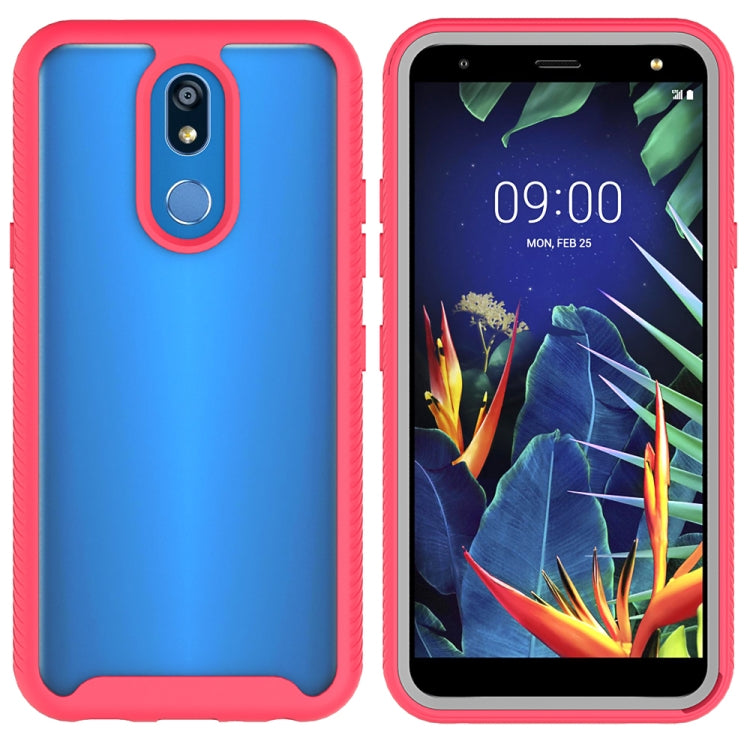 For LG K40 Starry Sky Solid Color Series Shockproof PC + TPU Protective Case