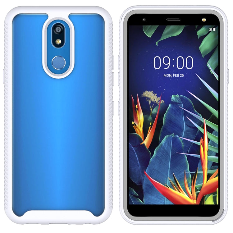 For LG K40 Starry Sky Solid Color Series Shockproof PC + TPU Protective Case