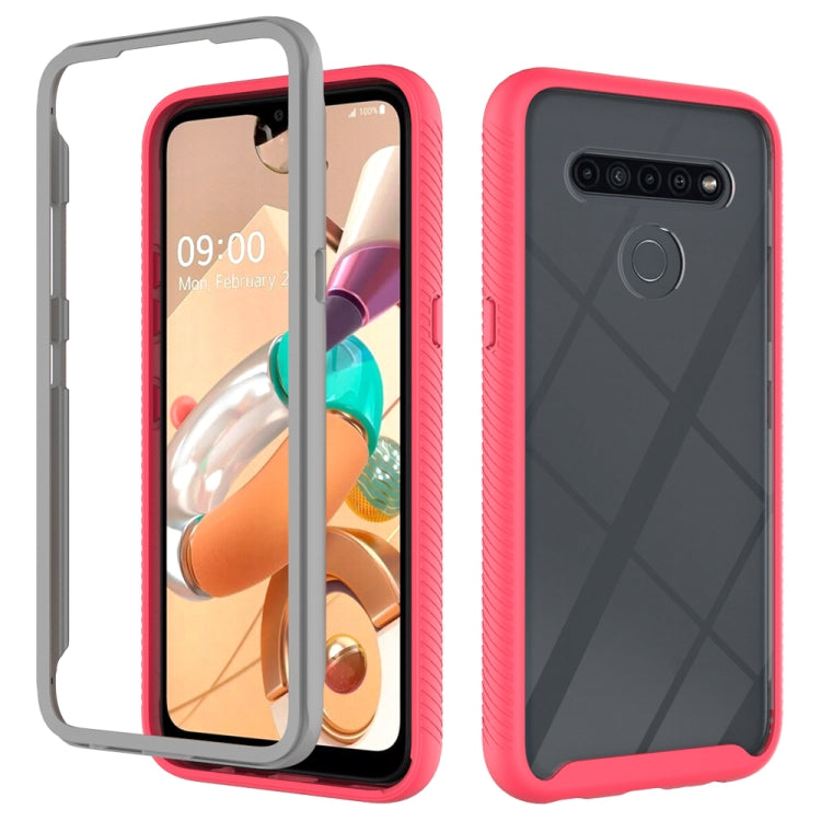 For LG K41S Starry Sky Solid Color Series Shockproof PC + TPU Protective Case