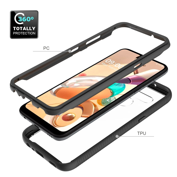 For LG K41S Starry Sky Solid Color Series Shockproof PC + TPU Protective Case