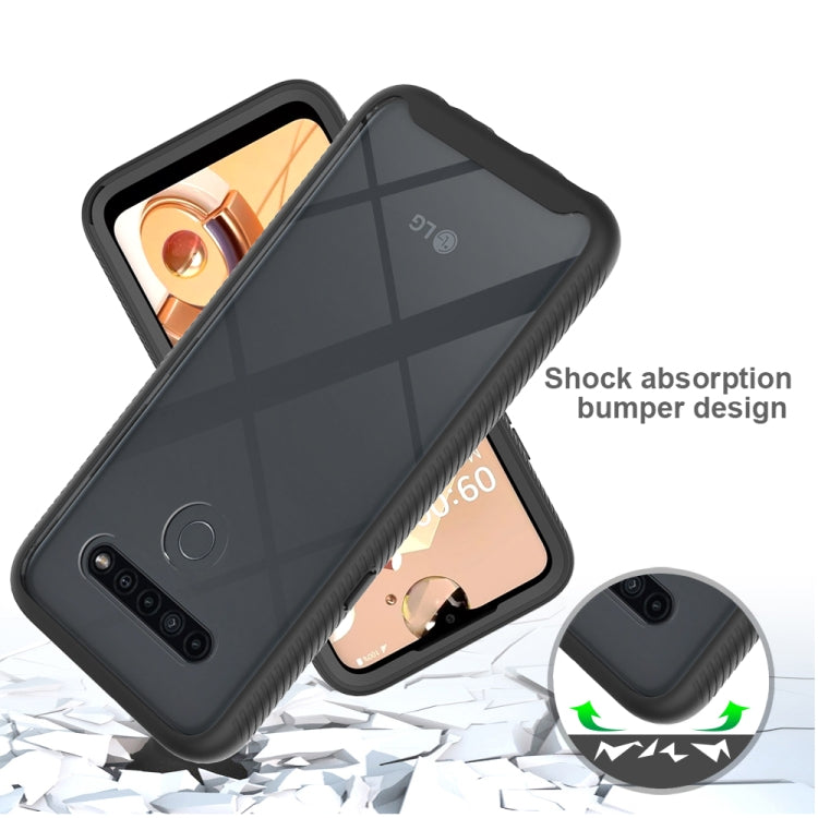 For LG K41S Starry Sky Solid Color Series Shockproof PC + TPU Protective Case