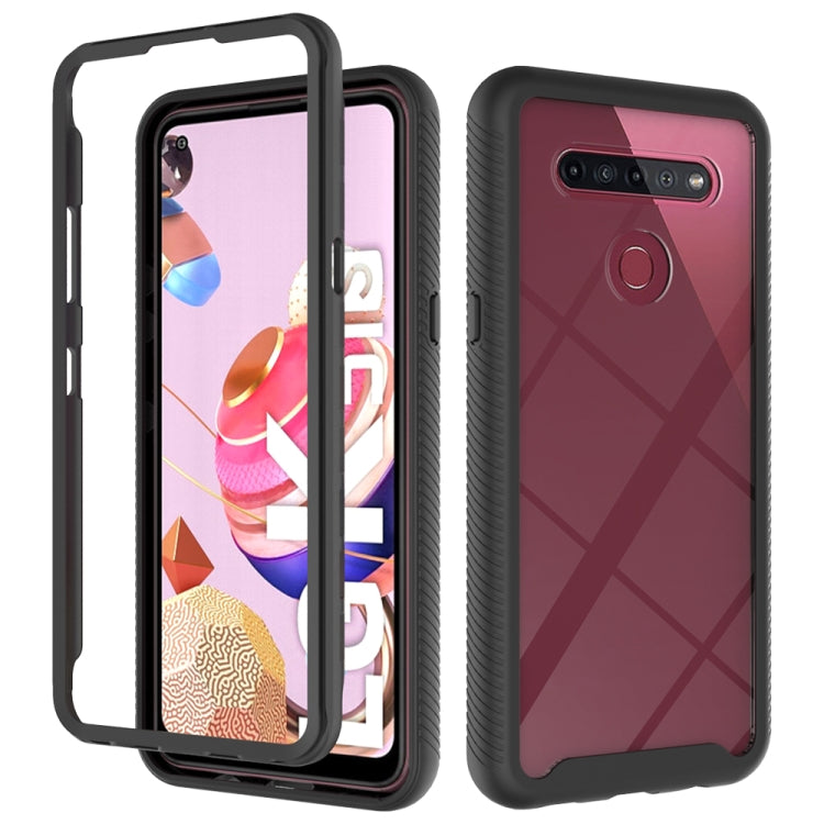 For LG K51S Starry Sky Solid Color Series Shockproof PC + TPU Protective Case