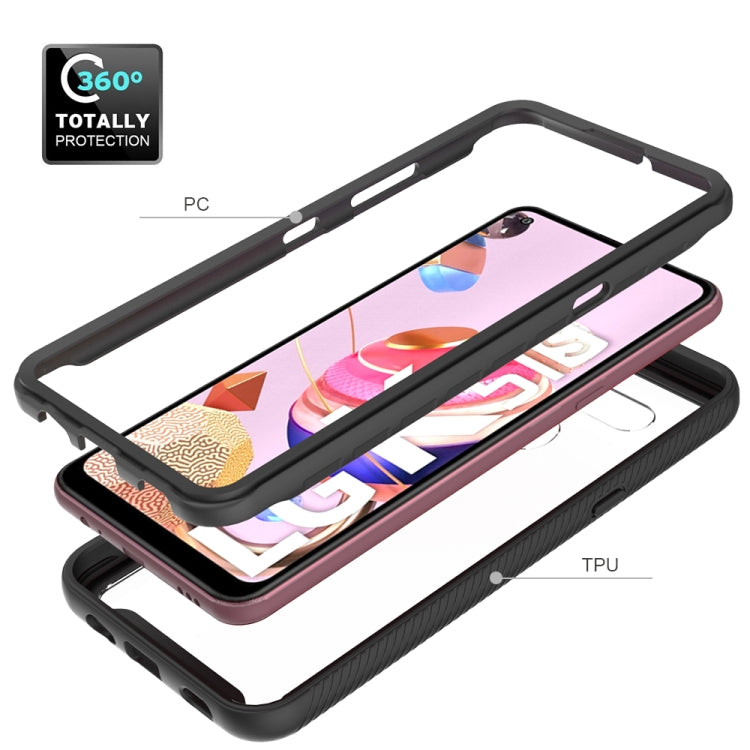 For LG K51S Starry Sky Solid Color Series Shockproof PC + TPU Protective Case