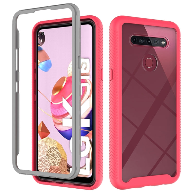 For LG K51S Starry Sky Solid Color Series Shockproof PC + TPU Protective Case