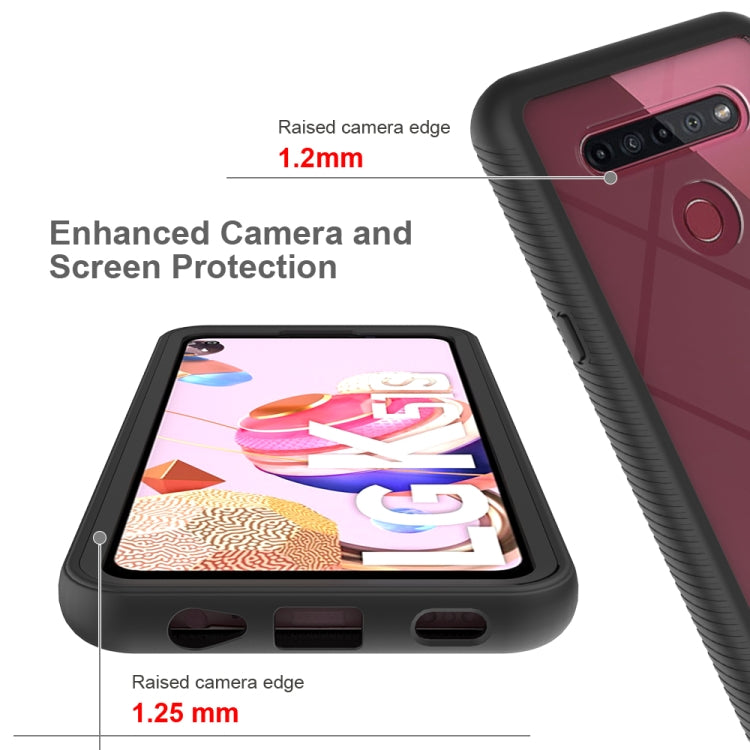 For LG K51S Starry Sky Solid Color Series Shockproof PC + TPU Protective Case