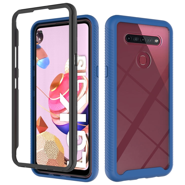 For LG K51S Starry Sky Solid Color Series Shockproof PC + TPU Protective Case