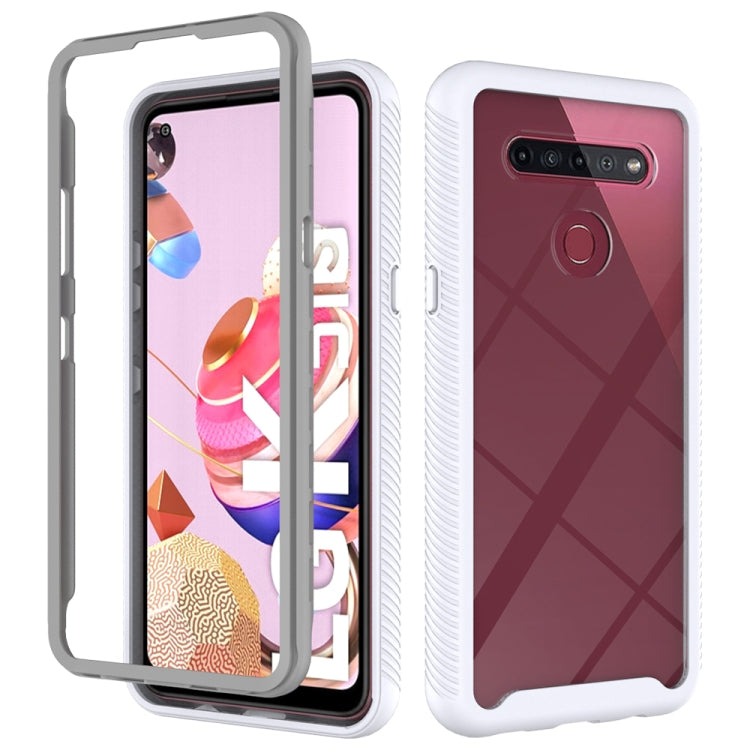 For LG K51S Starry Sky Solid Color Series Shockproof PC + TPU Protective Case