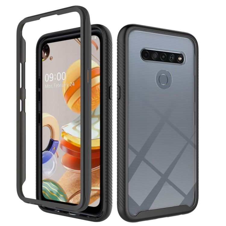 For LG K61 Starry Sky Solid Color Series Shockproof PC + TPU Protective Case