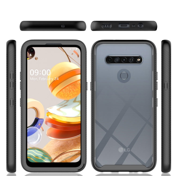 For LG K61 Starry Sky Solid Color Series Shockproof PC + TPU Protective Case