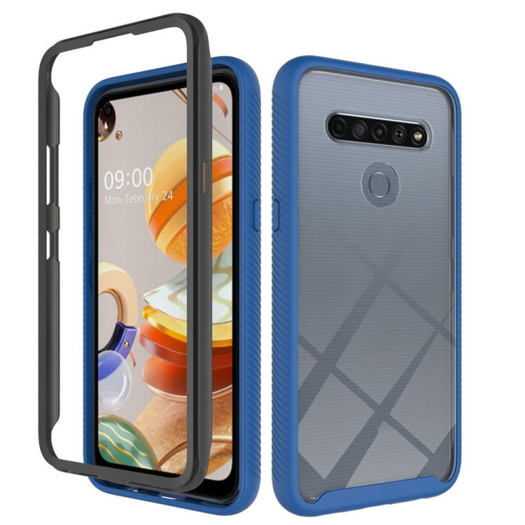 For LG K61 Starry Sky Solid Color Series Shockproof PC + TPU Protective Case