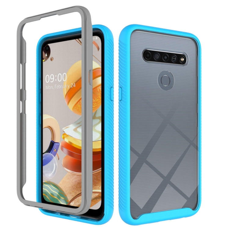For LG K61 Starry Sky Solid Color Series Shockproof PC + TPU Protective Case