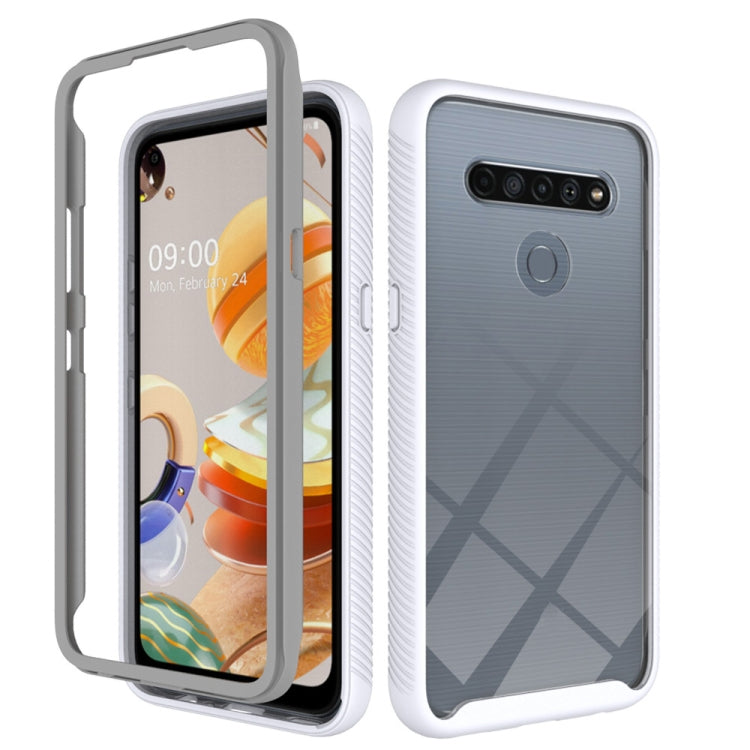For LG K61 Starry Sky Solid Color Series Shockproof PC + TPU Protective Case