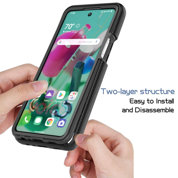 For LG K92 5G Starry Sky Solid Color Series Shockproof PC + TPU Protective Case