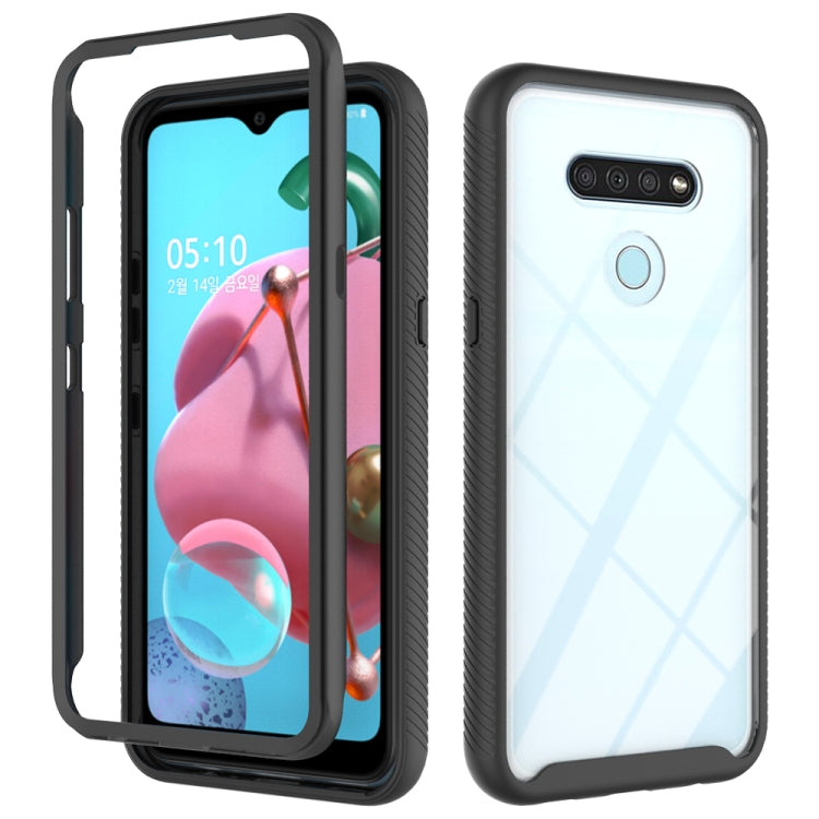 For LG Q51 / K51 Starry Sky Solid Color Series Shockproof PC + TPU Protective Case