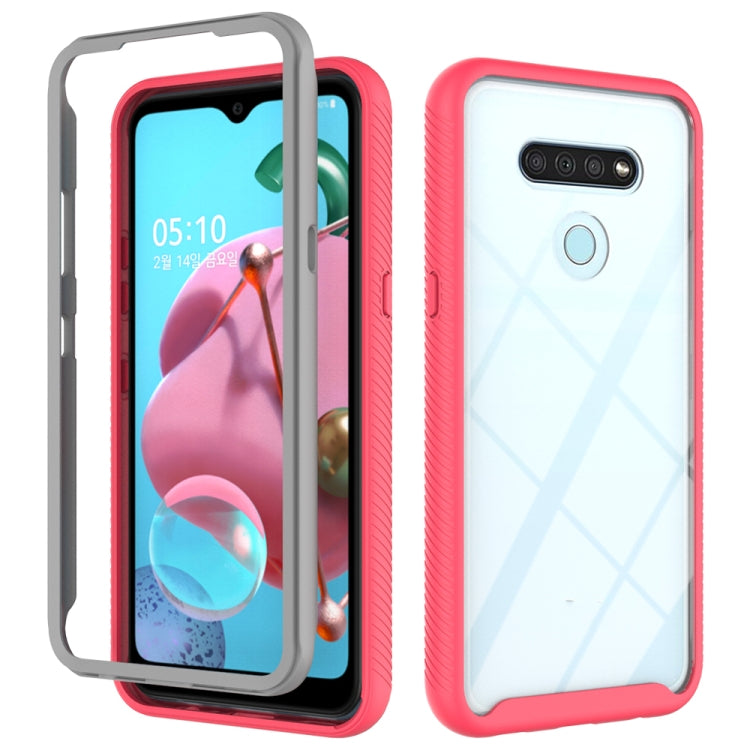 For LG Q51 / K51 Starry Sky Solid Color Series Shockproof PC + TPU Protective Case