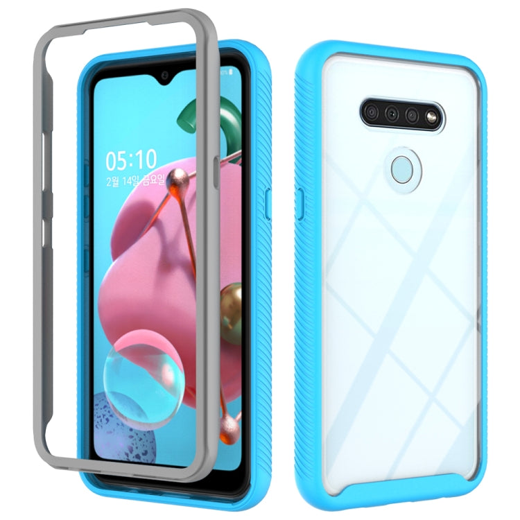 For LG Q51 / K51 Starry Sky Solid Color Series Shockproof PC + TPU Protective Case