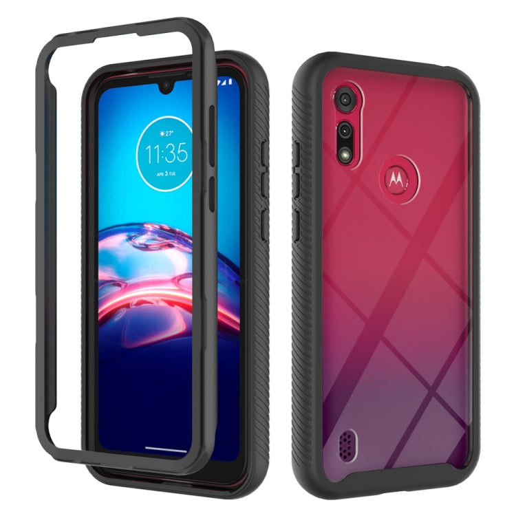 For Motorola Moto E6s (2020) Starry Sky Solid Color Series Shockproof PC + TPU Protective Case