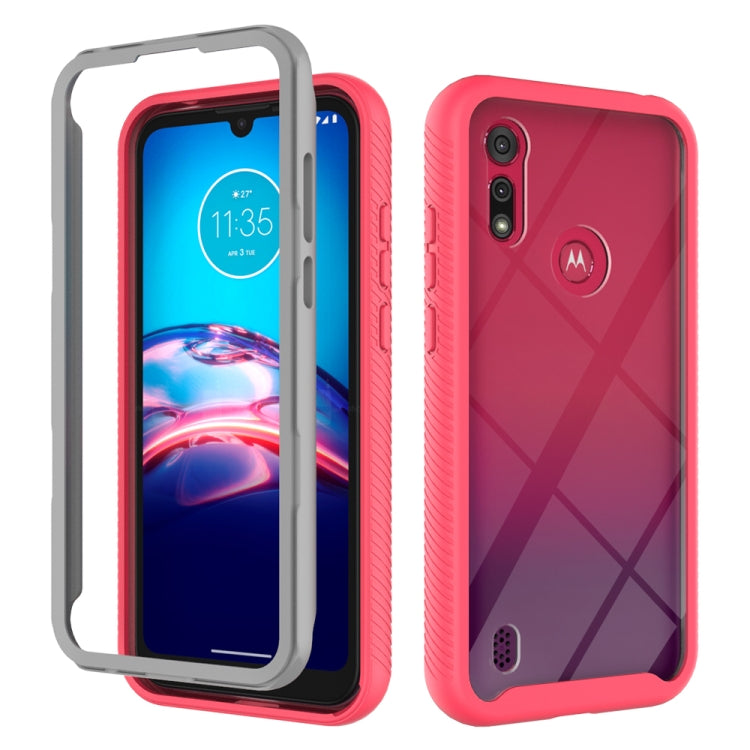 For Motorola Moto E6s (2020) Starry Sky Solid Color Series Shockproof PC + TPU Protective Case
