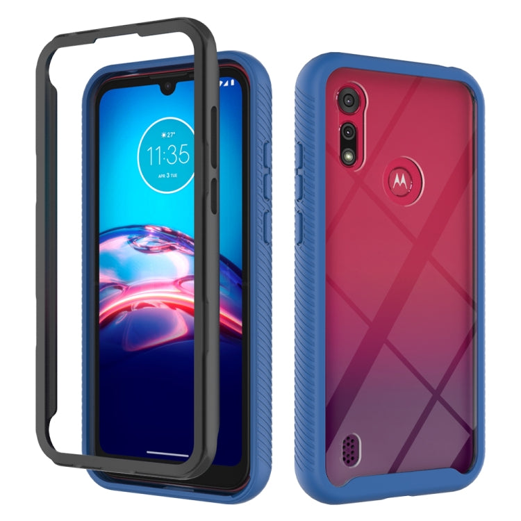 For Motorola Moto E6s (2020) Starry Sky Solid Color Series Shockproof PC + TPU Protective Case