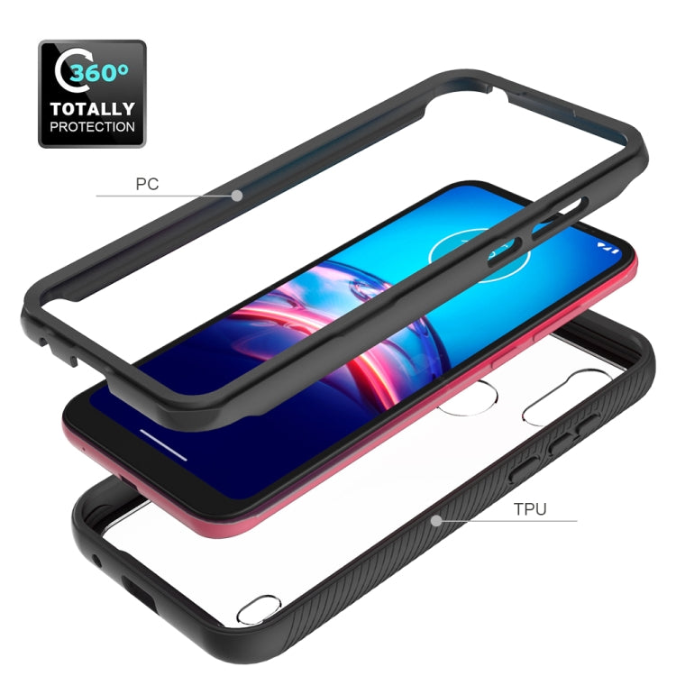 For Motorola Moto E6s (2020) Starry Sky Solid Color Series Shockproof PC + TPU Protective Case