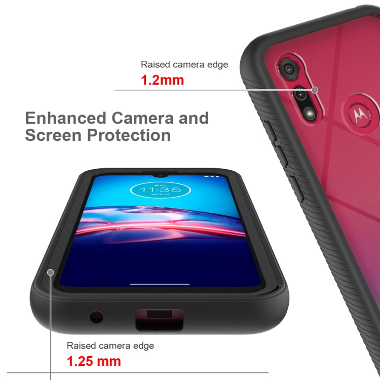 For Motorola Moto E6s (2020) Starry Sky Solid Color Series Shockproof PC + TPU Protective Case