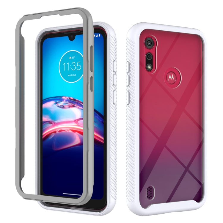 For Motorola Moto E6s (2020) Starry Sky Solid Color Series Shockproof PC + TPU Protective Case