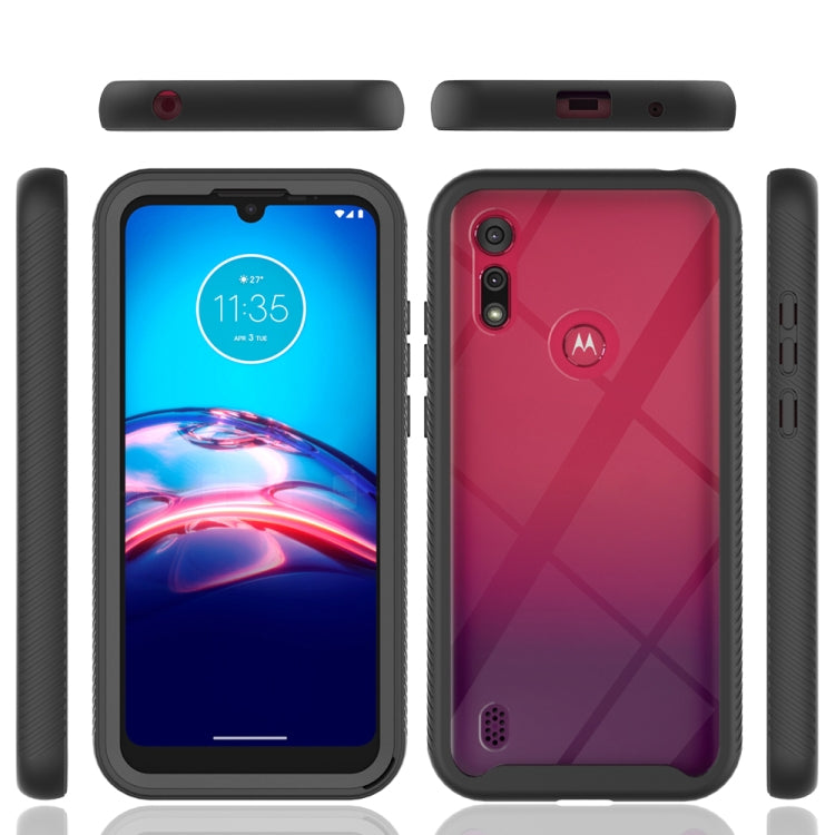 For Motorola Moto E6s (2020) Starry Sky Solid Color Series Shockproof PC + TPU Protective Case