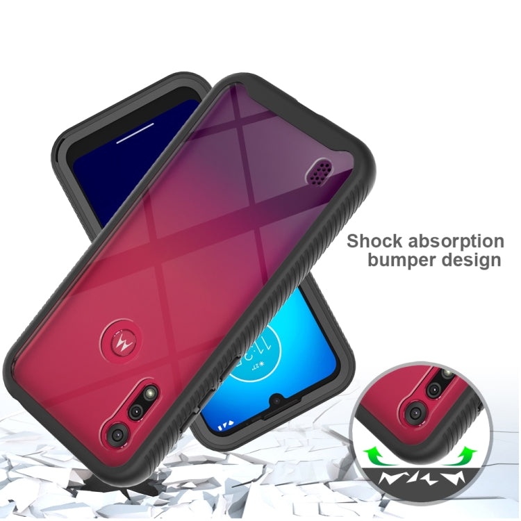 For Motorola Moto E6s (2020) Starry Sky Solid Color Series Shockproof PC + TPU Protective Case