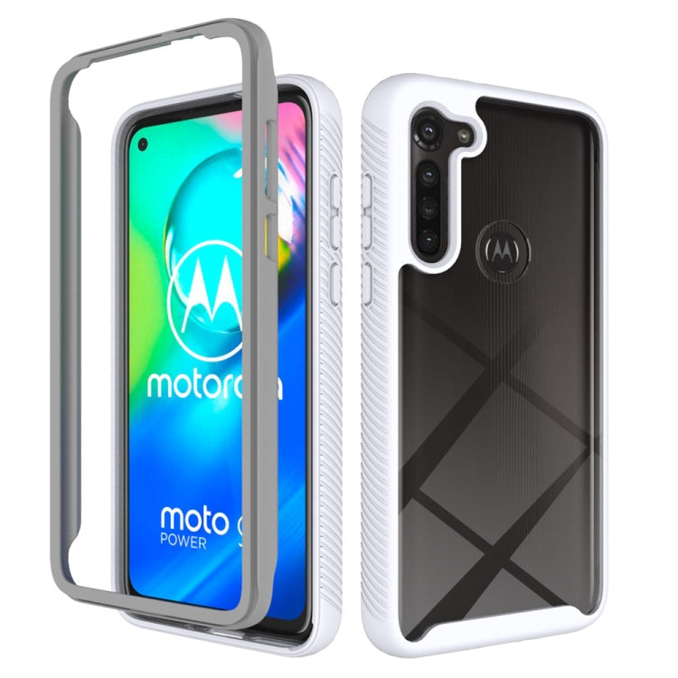 For Motorola Moto G8 Power (US Version) Starry Sky Solid Color Series Shockproof PC + TPU Protective Case