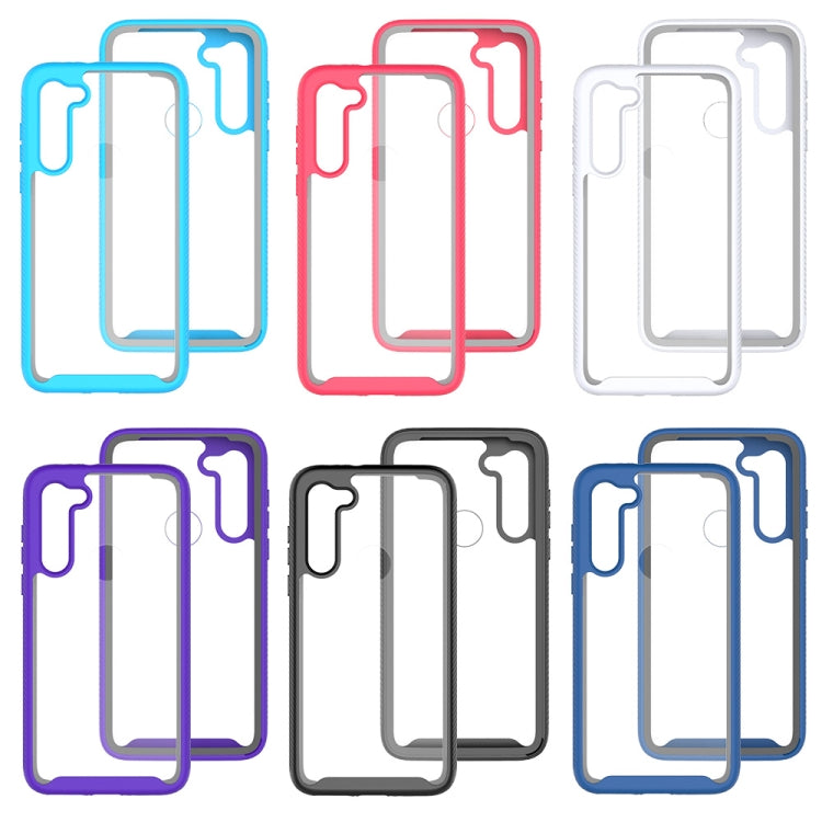 For Motorola Moto G8 Power (US Version) Starry Sky Solid Color Series Shockproof PC + TPU Protective Case