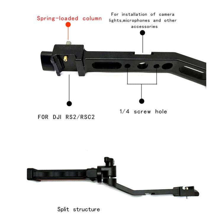 1108926 Dedicated Pot Handle Accessories for DJI Ronin S2 / SC2, Style:Round