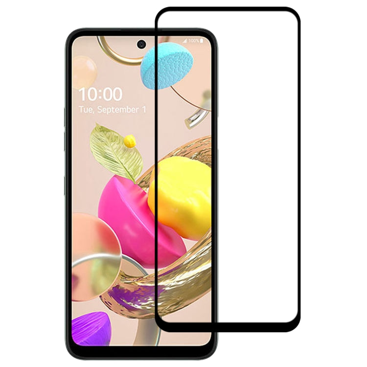 For LG K42 Full Glue Full Screen Tempered Glass Film