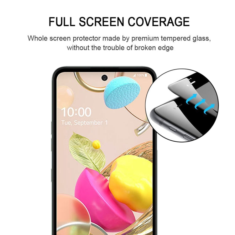For LG K42 Full Glue Full Screen Tempered Glass Film