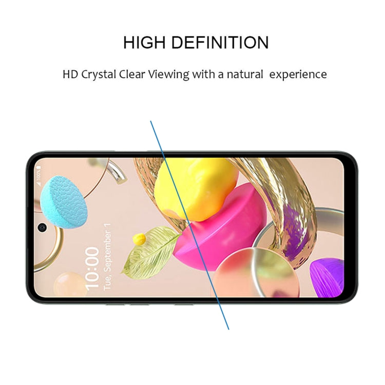 For LG K42 Full Glue Full Screen Tempered Glass Film