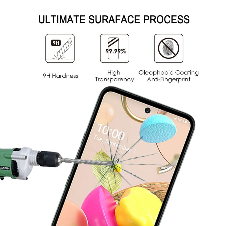 For LG K42 Full Glue Full Screen Tempered Glass Film