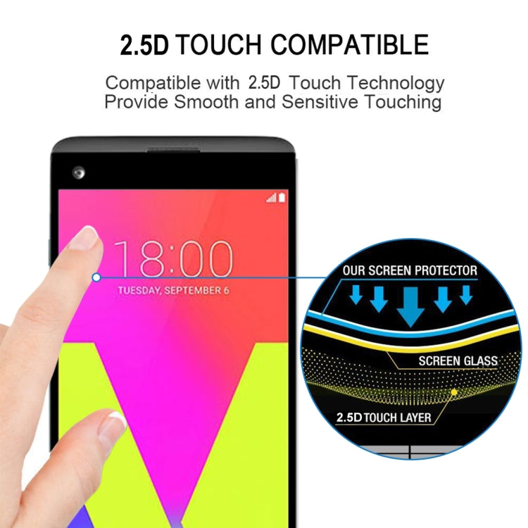 For LG V20 Full Glue Full Screen Tempered Glass Film