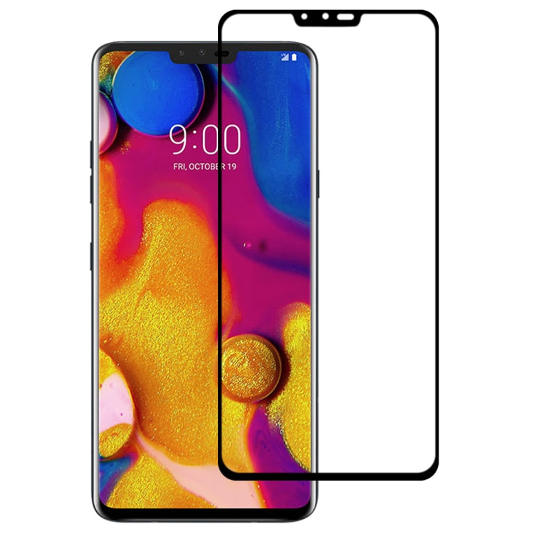 For LG V40 ThinQ 3D Curved Edge Tempered Glass Film(Black)