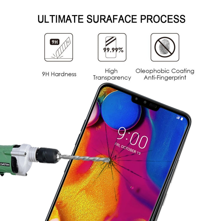 For LG V40 ThinQ 3D Curved Edge Tempered Glass Film(Black)