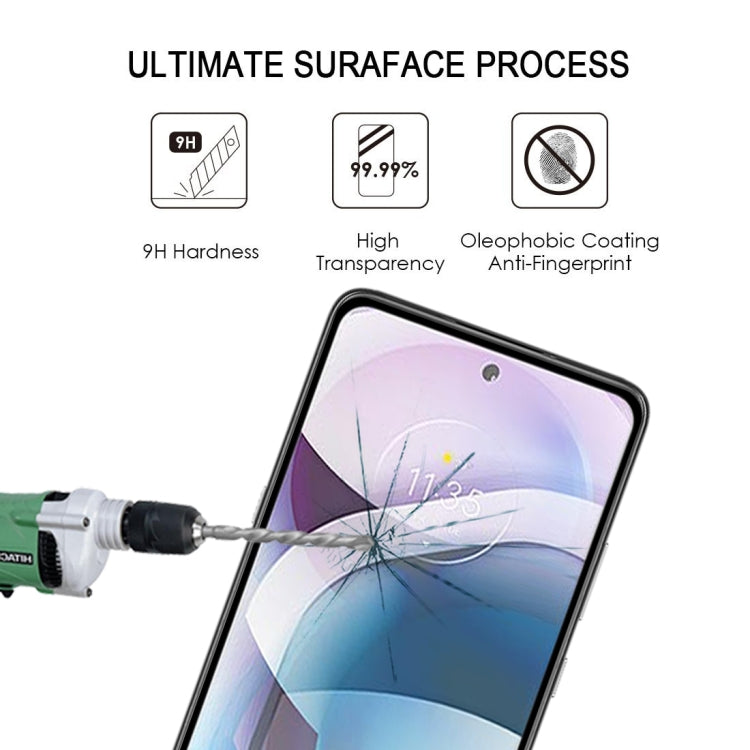 For Motorola Moto G 5G Full Glue Full Screen Tempered Glass Film