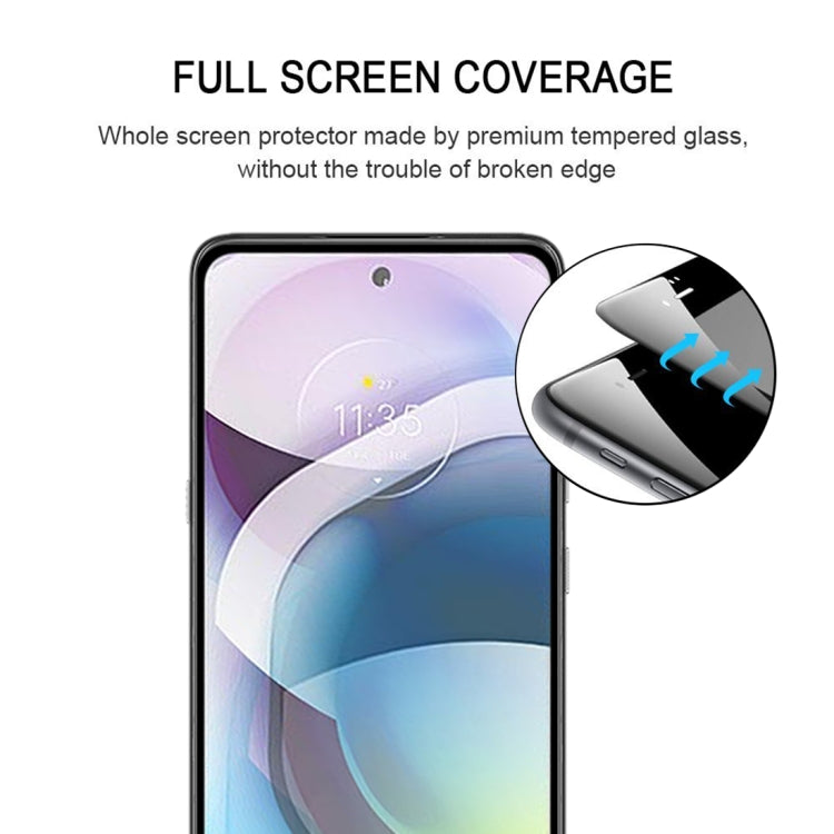 For Motorola Moto G 5G 25 PCS Full Glue Full Screen Tempered Glass Film