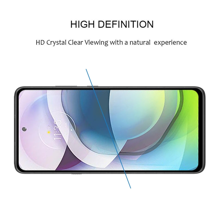 For Motorola Moto G 5G 25 PCS Full Glue Full Screen Tempered Glass Film
