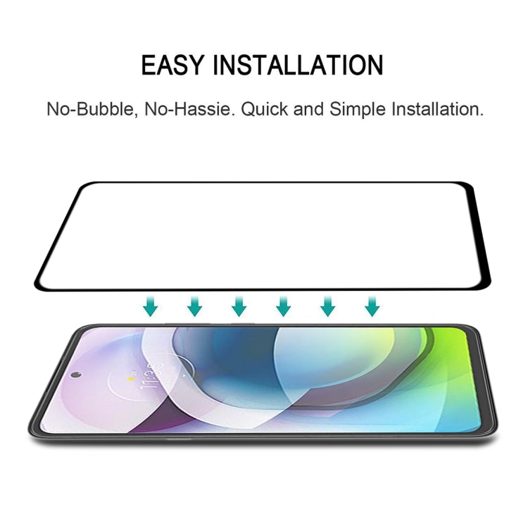 For Motorola Moto G 5G 25 PCS Full Glue Full Screen Tempered Glass Film