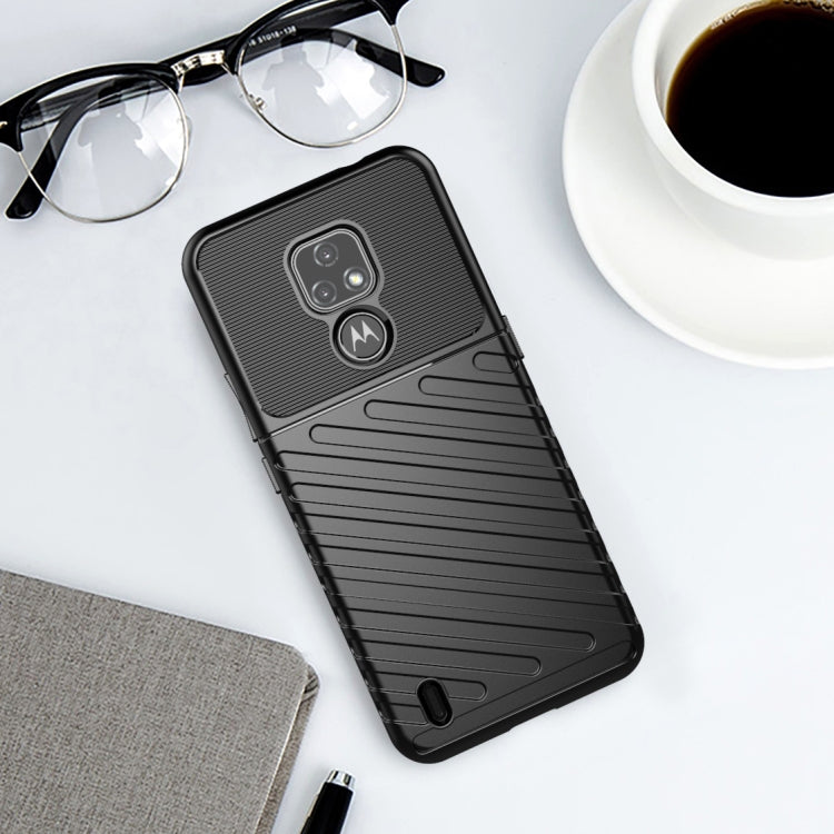 For Motorola Moto E7 (2020) Thunderbolt Shockproof TPU Protective Soft Case