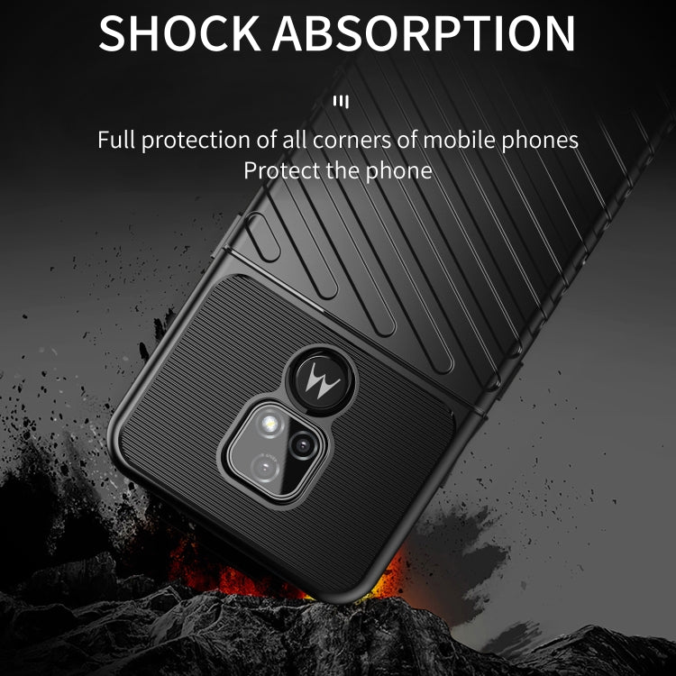 For Motorola Moto E7 (2020) Thunderbolt Shockproof TPU Protective Soft Case