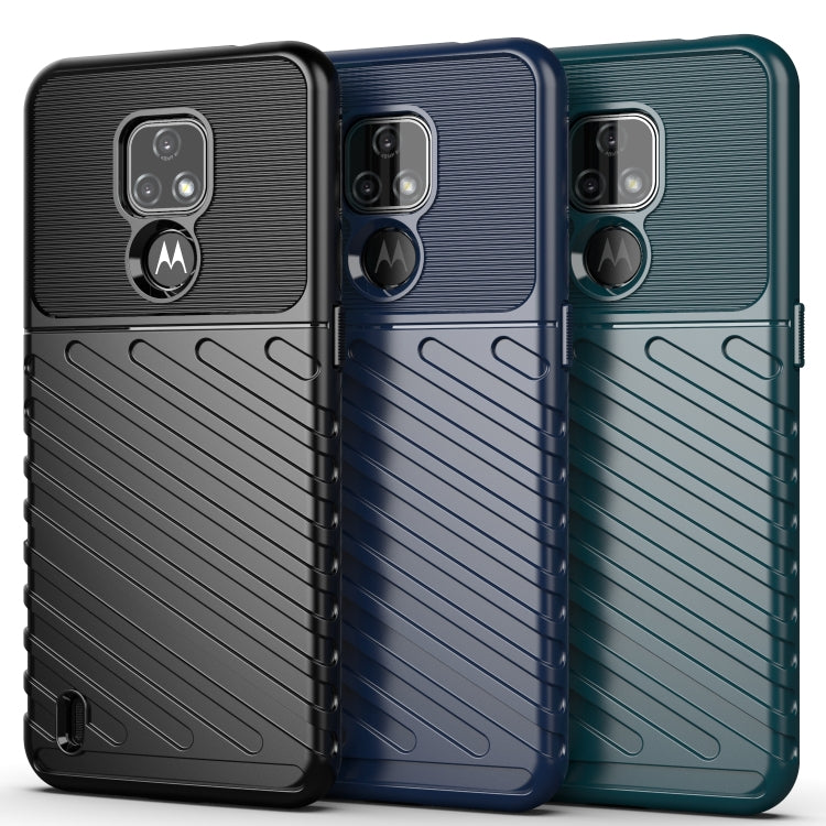 For Motorola Moto E7 (2020) Thunderbolt Shockproof TPU Protective Soft Case