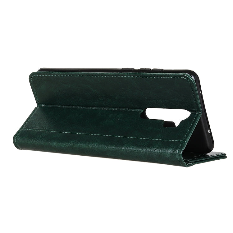 For HTC Desire 20 Pro Peas Crazy Horse Texture Horizontal Flip Leather Case with Holder & Card Slots & Wallet