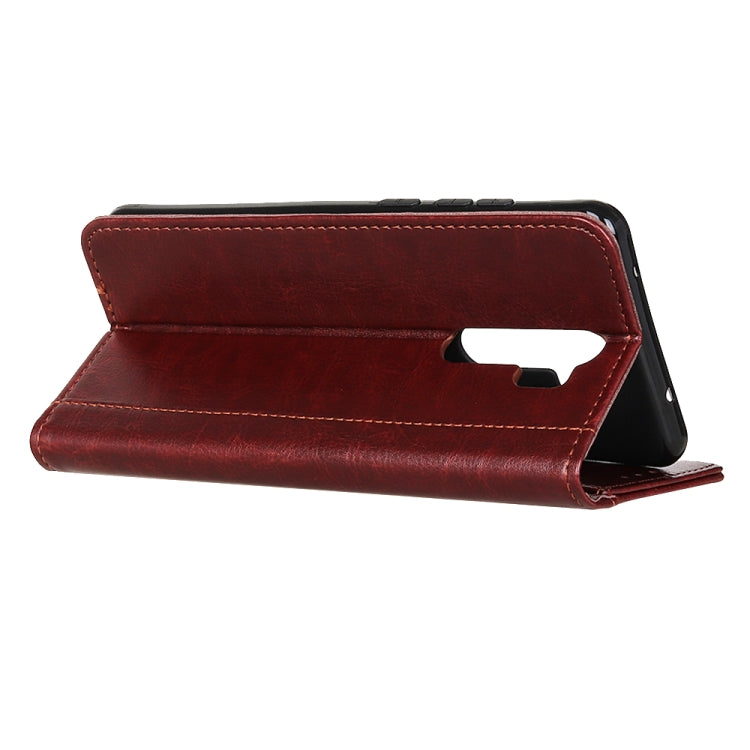 For HTC Desire 20 Pro Peas Crazy Horse Texture Horizontal Flip Leather Case with Holder & Card Slots & Wallet
